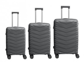 Koffer - Trolley Set 3-tlg. anthrazit